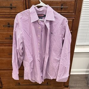 Vineyard Vines Men's Pink Checkered Dress Shirt